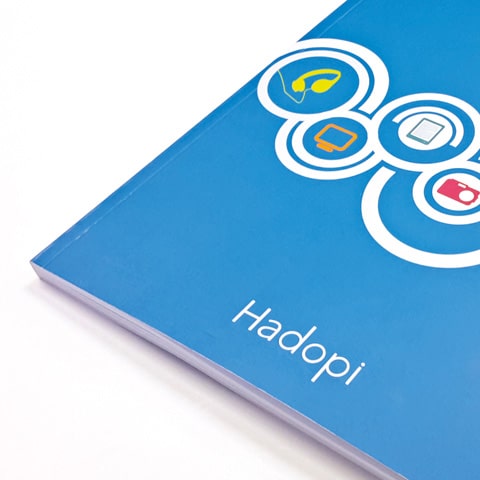 HADOPI : Conception de la charte graphique articulée autour d'une pictographie services - Agence Linéal