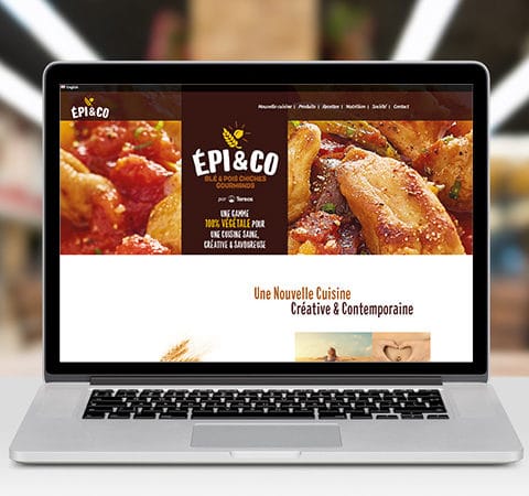 EPI AND CO : Un site vitrine 100 % végétal- Agence Linéal